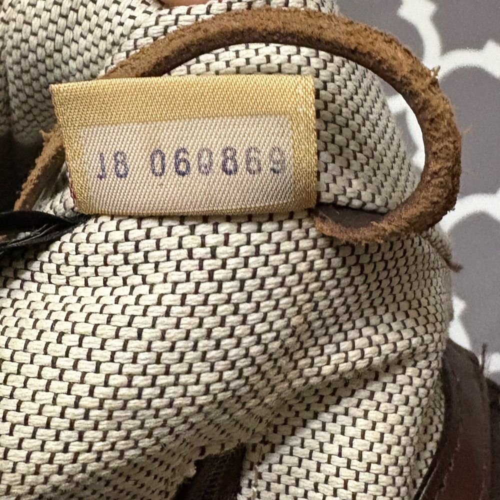Dooney & Bourke 19745 Series Olive Green Suede and Brown Leather Hobo Purse - Picture 13 of 16